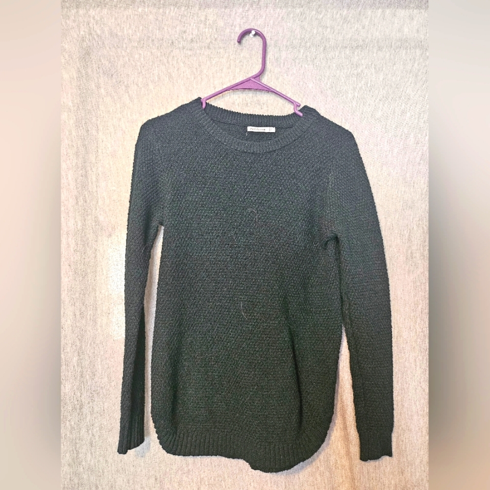 Pink Clover dark green women's sweater
